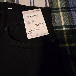Sonoma Slim Fit Black Jeans